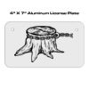 4 X 7 Aluminum License Plate  Thumbnail