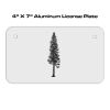 4 X 7 Aluminum License Plate  Thumbnail