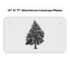 4 X 7 Aluminum License Plate  Thumbnail
