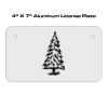 4 X 7 Aluminum License Plate  Thumbnail