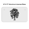 4 X 7 Aluminum License Plate  Thumbnail