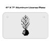 4 X 7 Aluminum License Plate  Thumbnail
