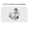 4 X 7 Aluminum License Plate  Thumbnail
