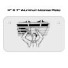 4 X 7 Aluminum License Plate  Thumbnail