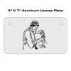 4 X 7 Aluminum License Plate  Thumbnail