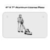 4 X 7 Aluminum License Plate  Thumbnail