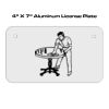 4 X 7 Aluminum License Plate  Thumbnail