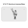 4 X 7 Aluminum License Plate  Thumbnail