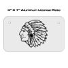 4 X 7 Aluminum License Plate  Thumbnail