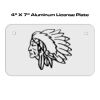 4 X 7 Aluminum License Plate  Thumbnail