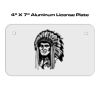 4 X 7 Aluminum License Plate  Thumbnail