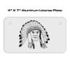 4 X 7 Aluminum License Plate  Thumbnail