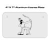 4 X 7 Aluminum License Plate  Thumbnail