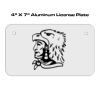 4 X 7 Aluminum License Plate  Thumbnail