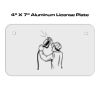 4 X 7 Aluminum License Plate  Thumbnail
