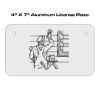 4 X 7 Aluminum License Plate  Thumbnail