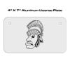 4 X 7 Aluminum License Plate  Thumbnail
