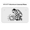 4 X 7 Aluminum License Plate  Thumbnail