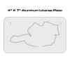 4 X 7 Aluminum License Plate  Thumbnail