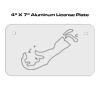 4 X 7 Aluminum License Plate  Thumbnail