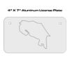 4 X 7 Aluminum License Plate  Thumbnail