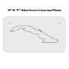 4 X 7 Aluminum License Plate  Thumbnail