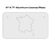 4 X 7 Aluminum License Plate  Thumbnail