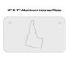 4 X 7 Aluminum License Plate  Thumbnail