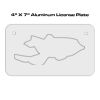 4 X 7 Aluminum License Plate  Thumbnail