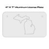 4 X 7 Aluminum License Plate  Thumbnail