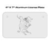 4 X 7 Aluminum License Plate  Thumbnail