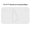 4 X 7 Aluminum License Plate  Thumbnail