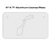 4 X 7 Aluminum License Plate  Thumbnail