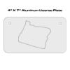 4 X 7 Aluminum License Plate  Thumbnail