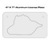4 X 7 Aluminum License Plate  Thumbnail