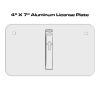 4 X 7 Aluminum License Plate  Thumbnail