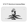 4 X 7 Aluminum License Plate  Thumbnail
