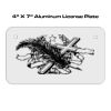 4 X 7 Aluminum License Plate  Thumbnail