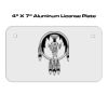 4 X 7 Aluminum License Plate  Thumbnail