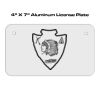 4 X 7 Aluminum License Plate  Thumbnail