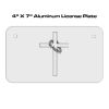 4 X 7 Aluminum License Plate  Thumbnail