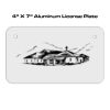 4 X 7 Aluminum License Plate  Thumbnail