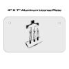 4 X 7 Aluminum License Plate  Thumbnail