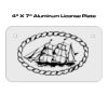 4 X 7 Aluminum License Plate  Thumbnail
