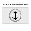 4 X 7 Aluminum License Plate  Thumbnail