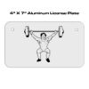 4 X 7 Aluminum License Plate  Thumbnail