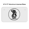 4 X 7 Aluminum License Plate  Thumbnail