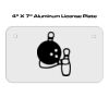 4 X 7 Aluminum License Plate  Thumbnail