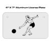 4 X 7 Aluminum License Plate  Thumbnail