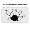 4 X 7 Aluminum License Plate  Thumbnail